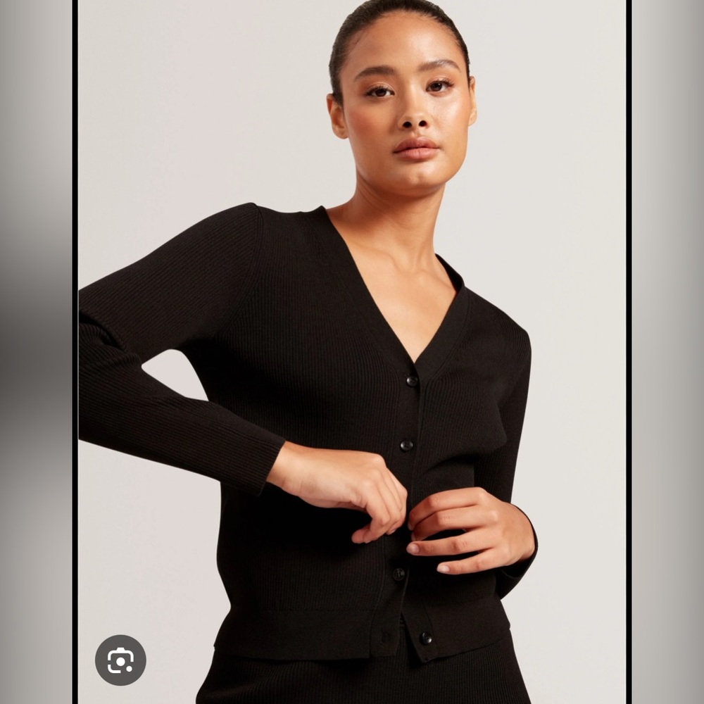 Ted Baker Black Crop Sweater